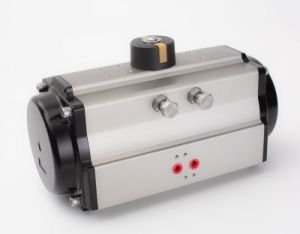 Pneumatic rotating actuator enables quick and smooth rotations