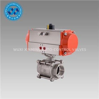 Pneumatic Actuator 3PC Thread Ball Valve