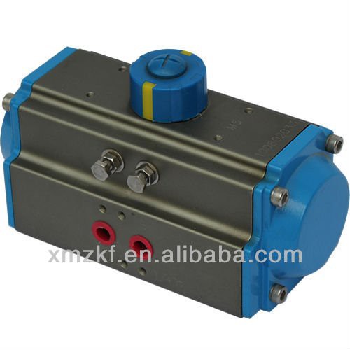 single acting pneumatic rack and pinion rotary actuator