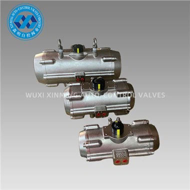 High Quality Stainless Steel Pneumatic Rack And Pinion Actuator 90 Degree